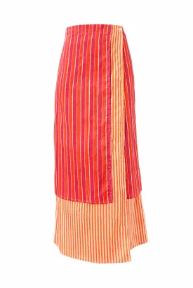 Mangalore Skirt (Orange & Red)