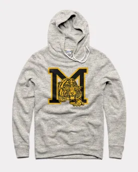 Missouri Tigers Monogram Athletic Grey Hoodie