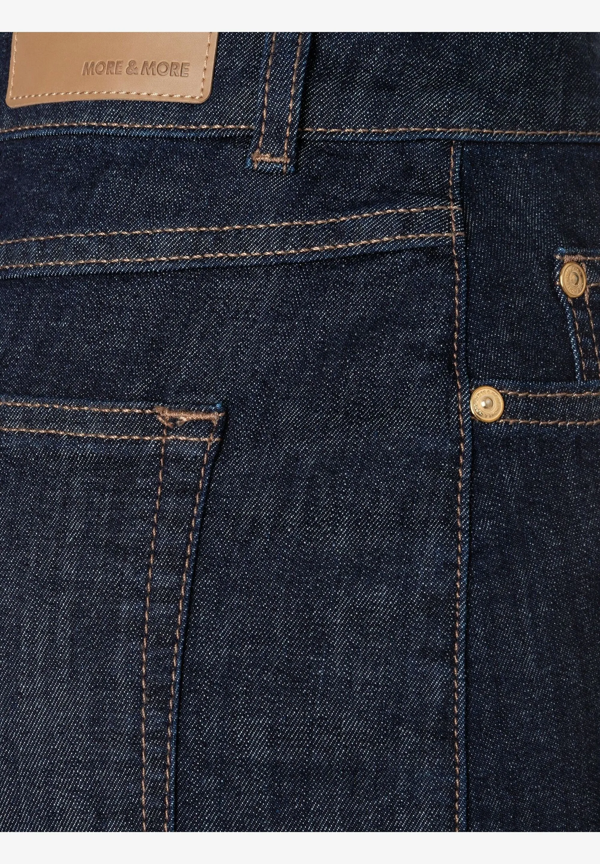 More & More Denim Skirt Dark Denim