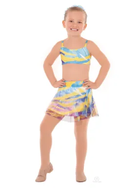 ON SALE Watercolor Youth Skort