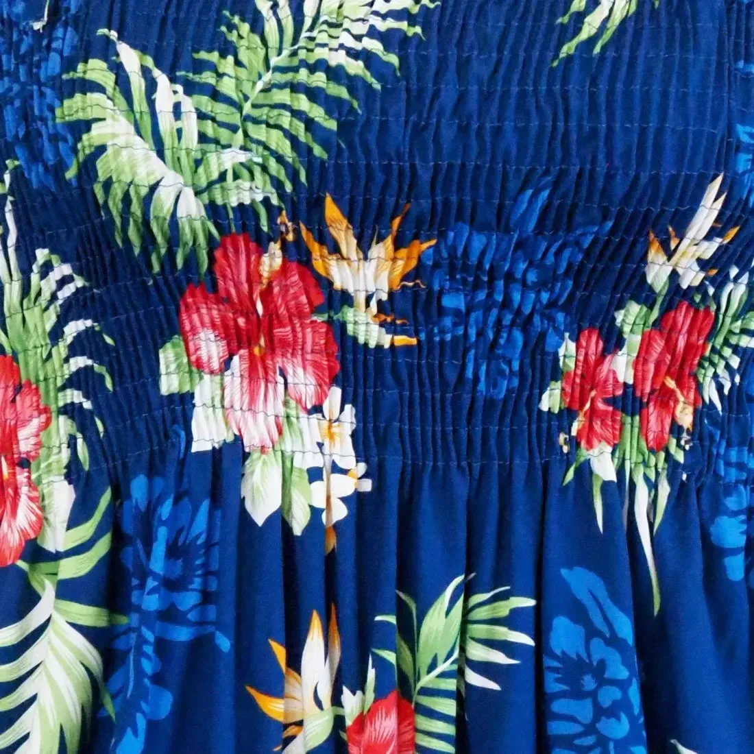 Passion Navy Blue Moonkiss Hawaiian Dress