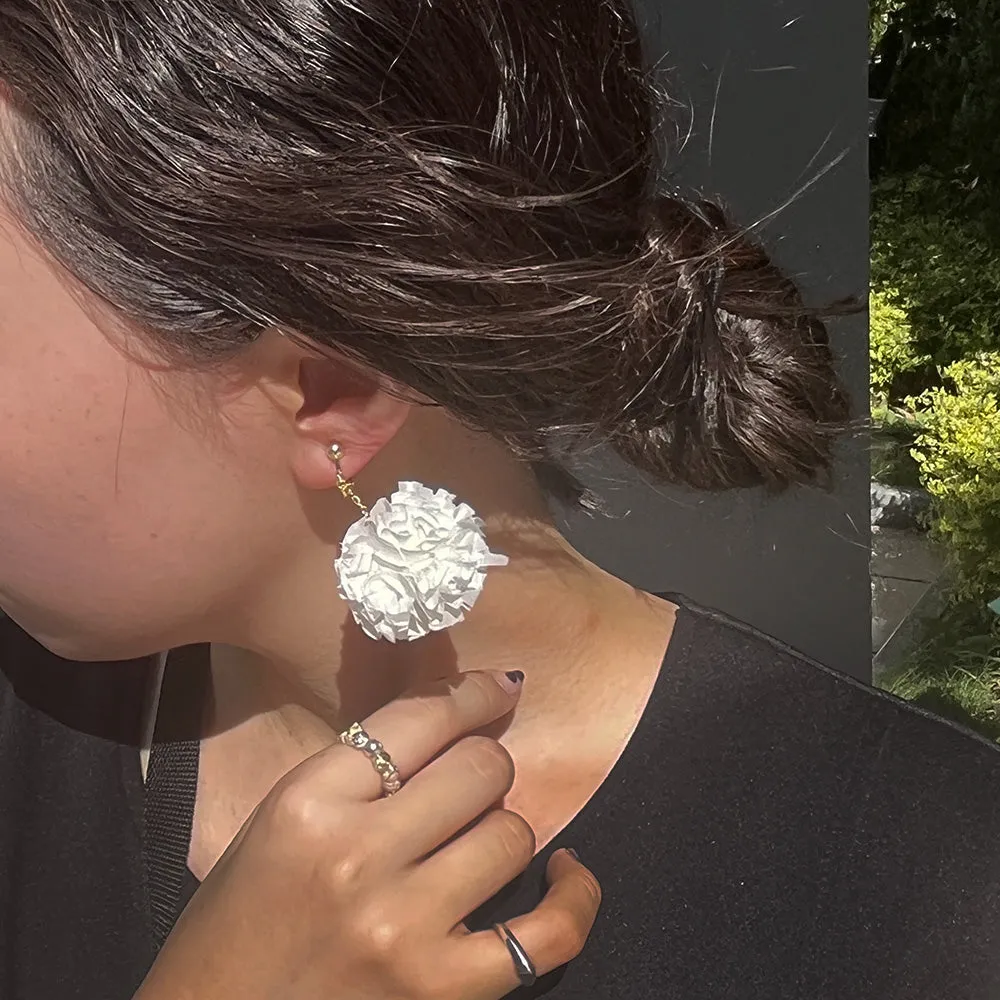 POMPON EARRING＆ PIERCED