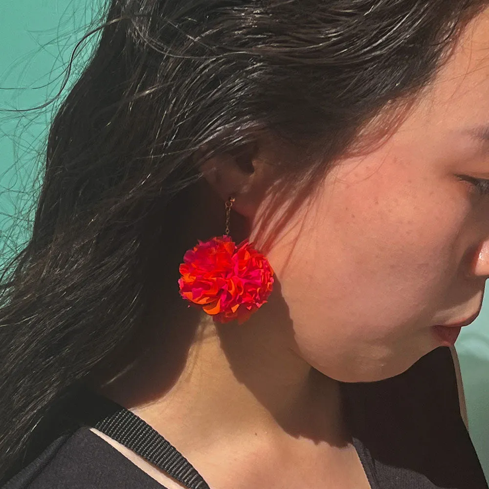 POMPON EARRING＆ PIERCED