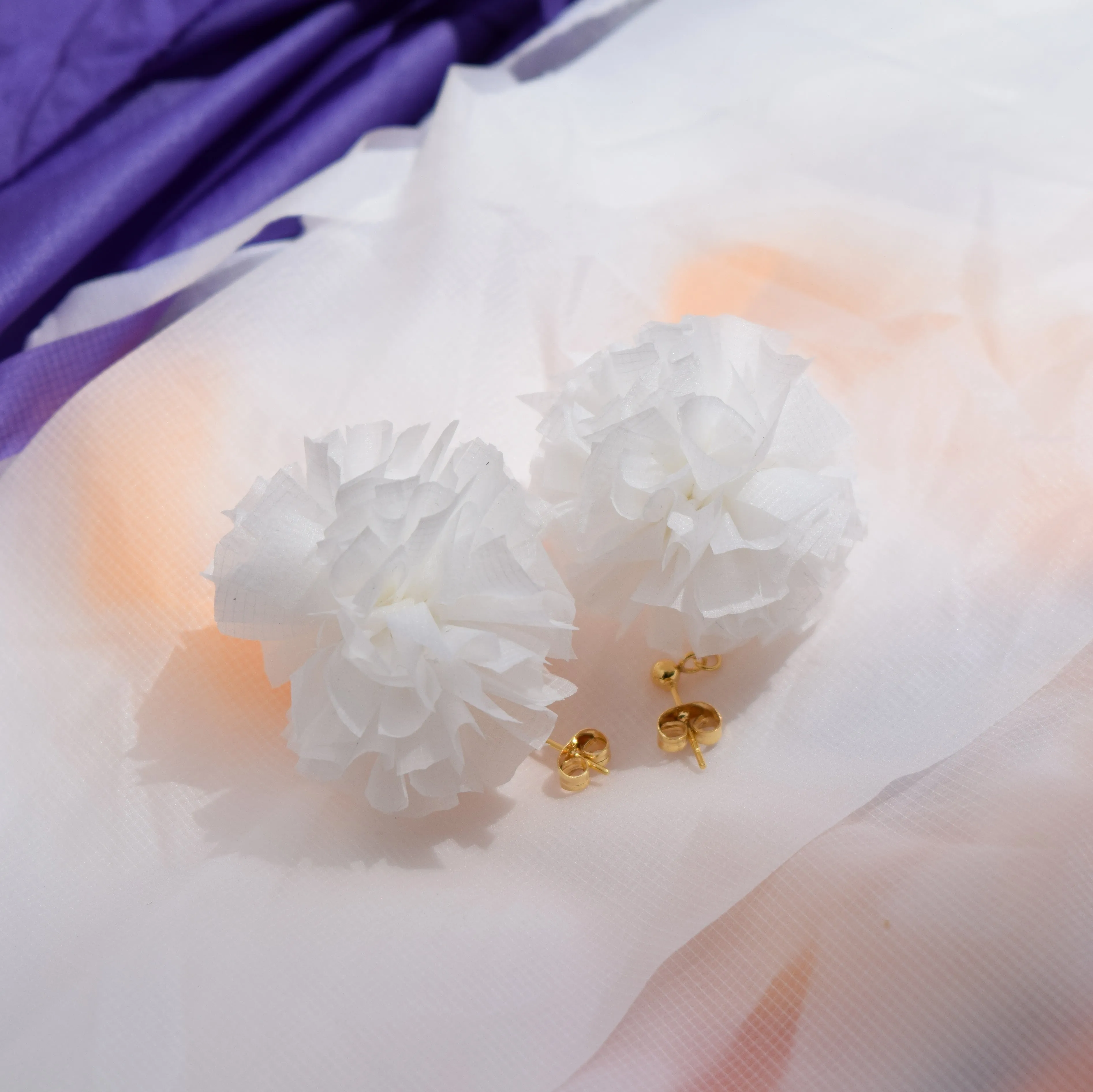 POMPON EARRING＆ PIERCED