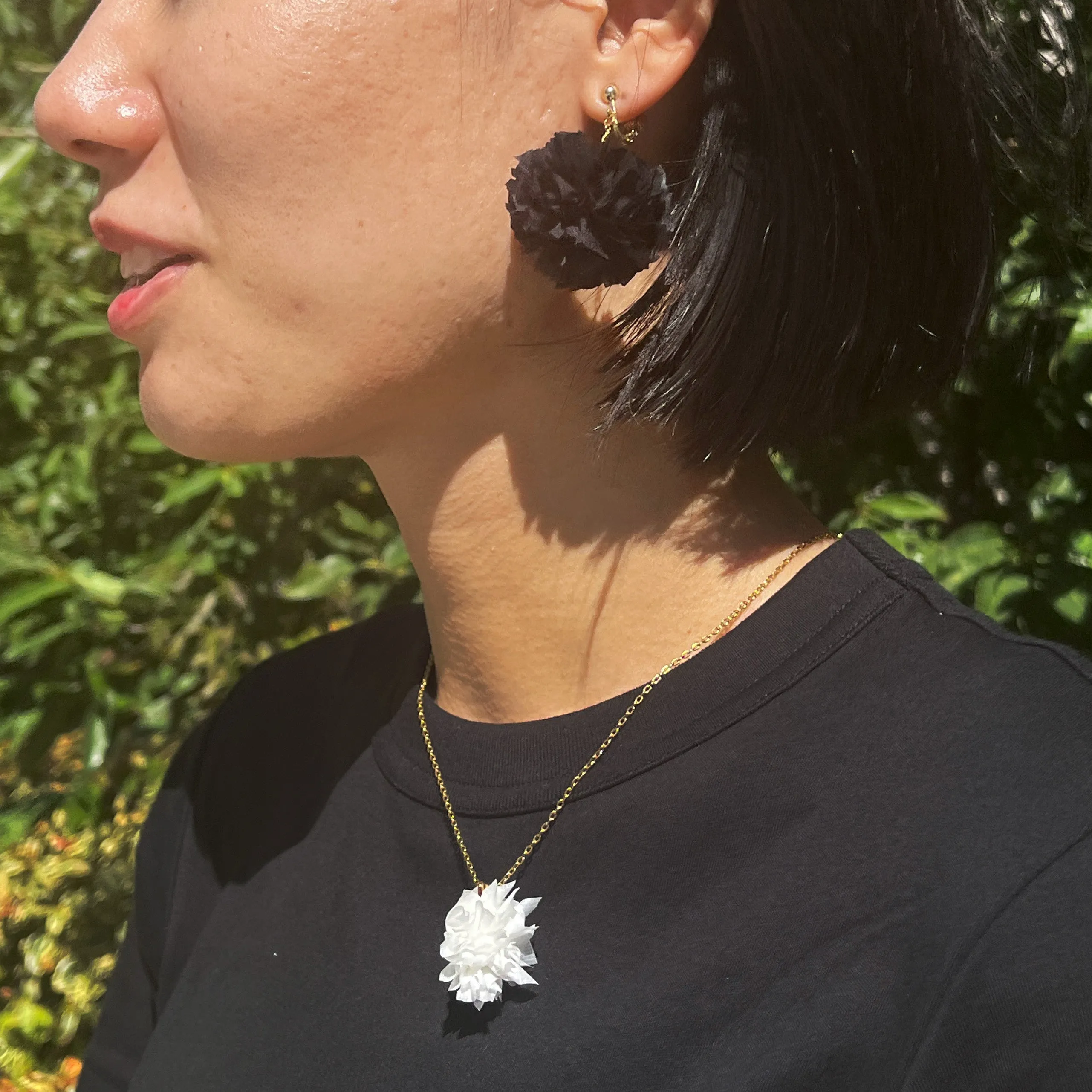 POMPON EARRING＆ PIERCED