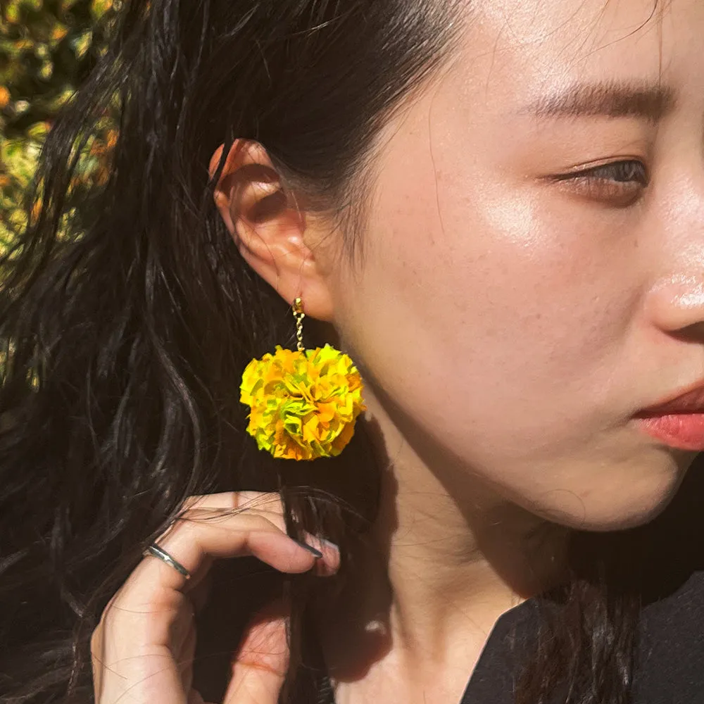 POMPON EARRING＆ PIERCED