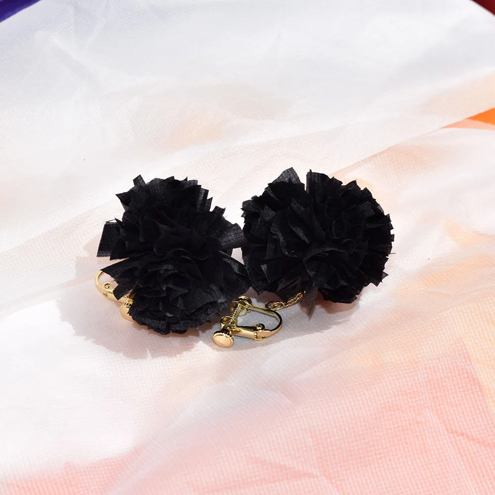 POMPON EARRING＆ PIERCED