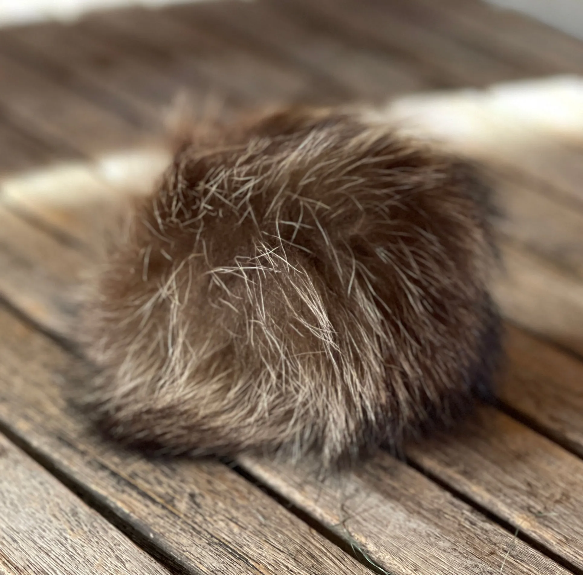 Pompon fourrure recyclée