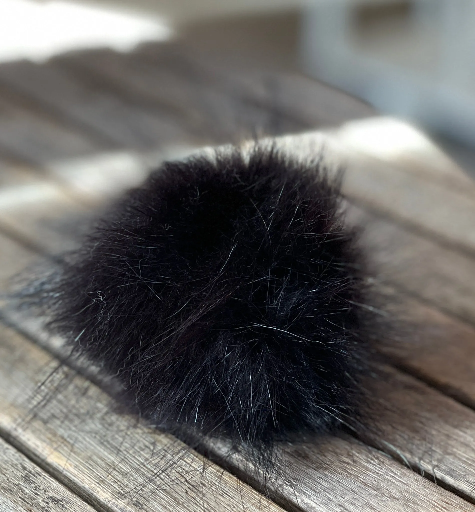 Pompon fourrure recyclée