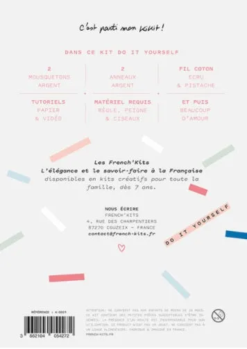 Porte-clés plume et pompon