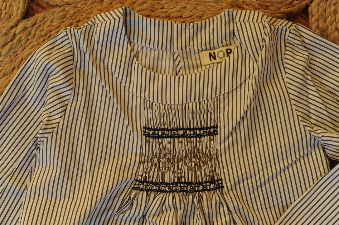 Rosemary Smocked Top Stripes
