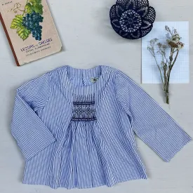 Rosemary Smocked Top Stripes