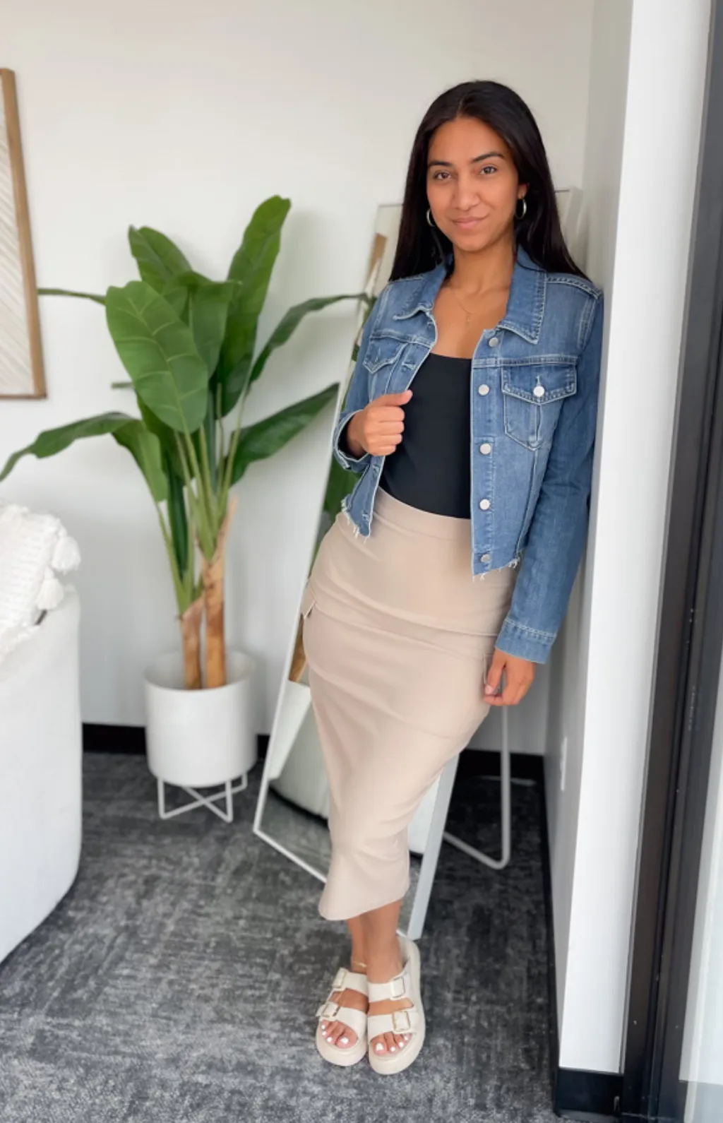 Samantha Cargo Midi Skirt