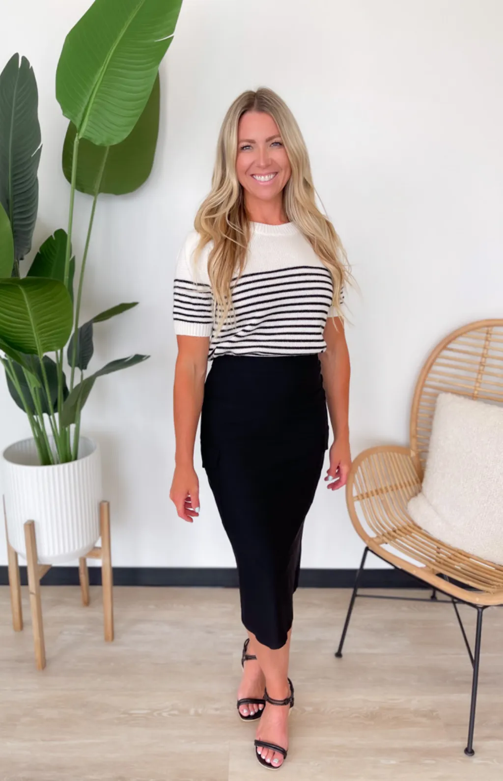 Samantha Cargo Midi Skirt