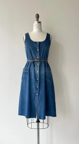 Sasson Denim Jumper Dress | 1970
