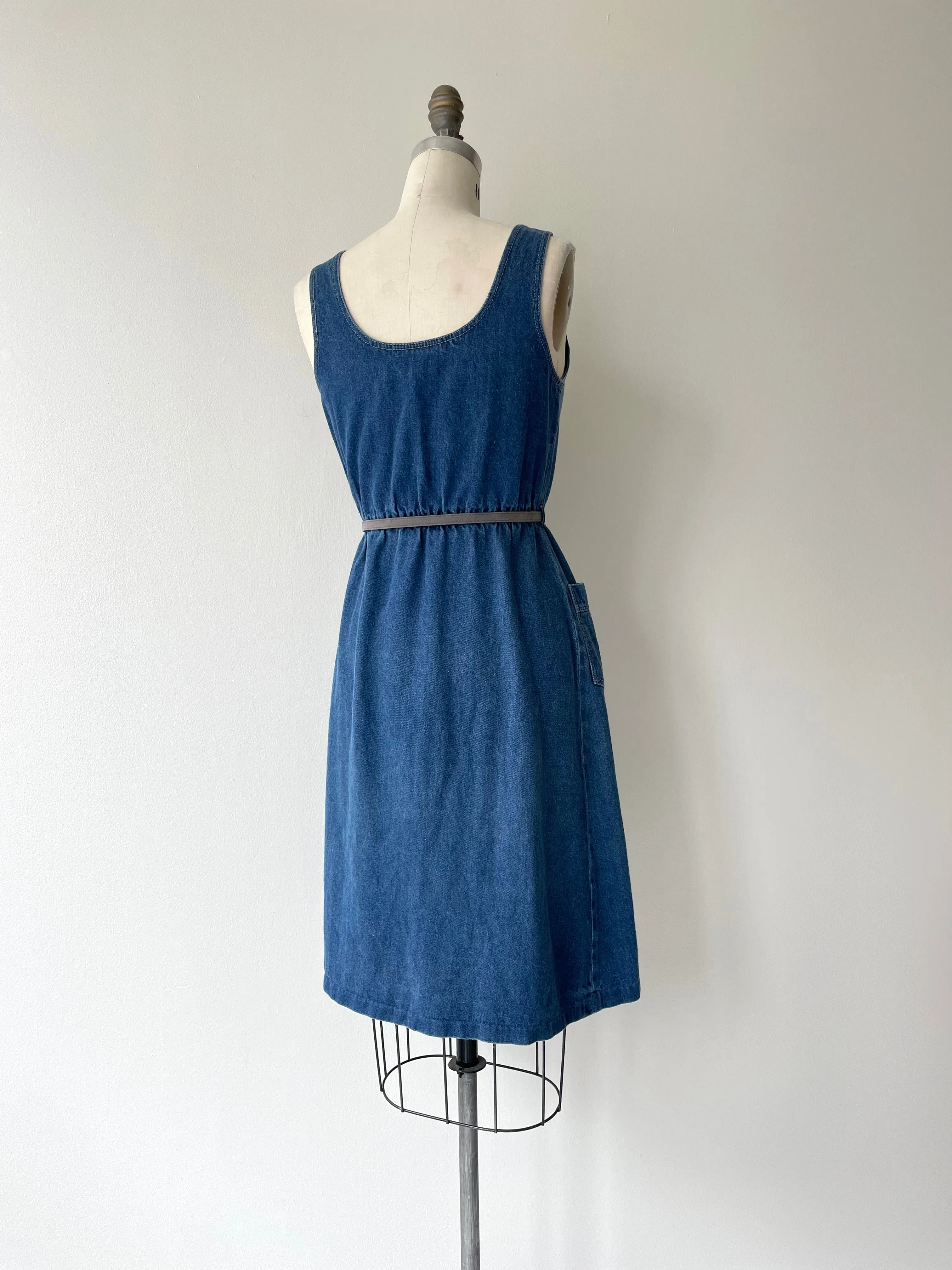 Sasson Denim Jumper Dress | 1970