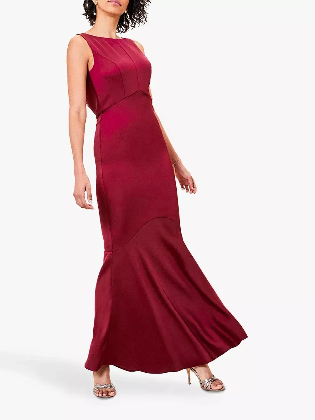 Satin Mermaid Maxi Dress
