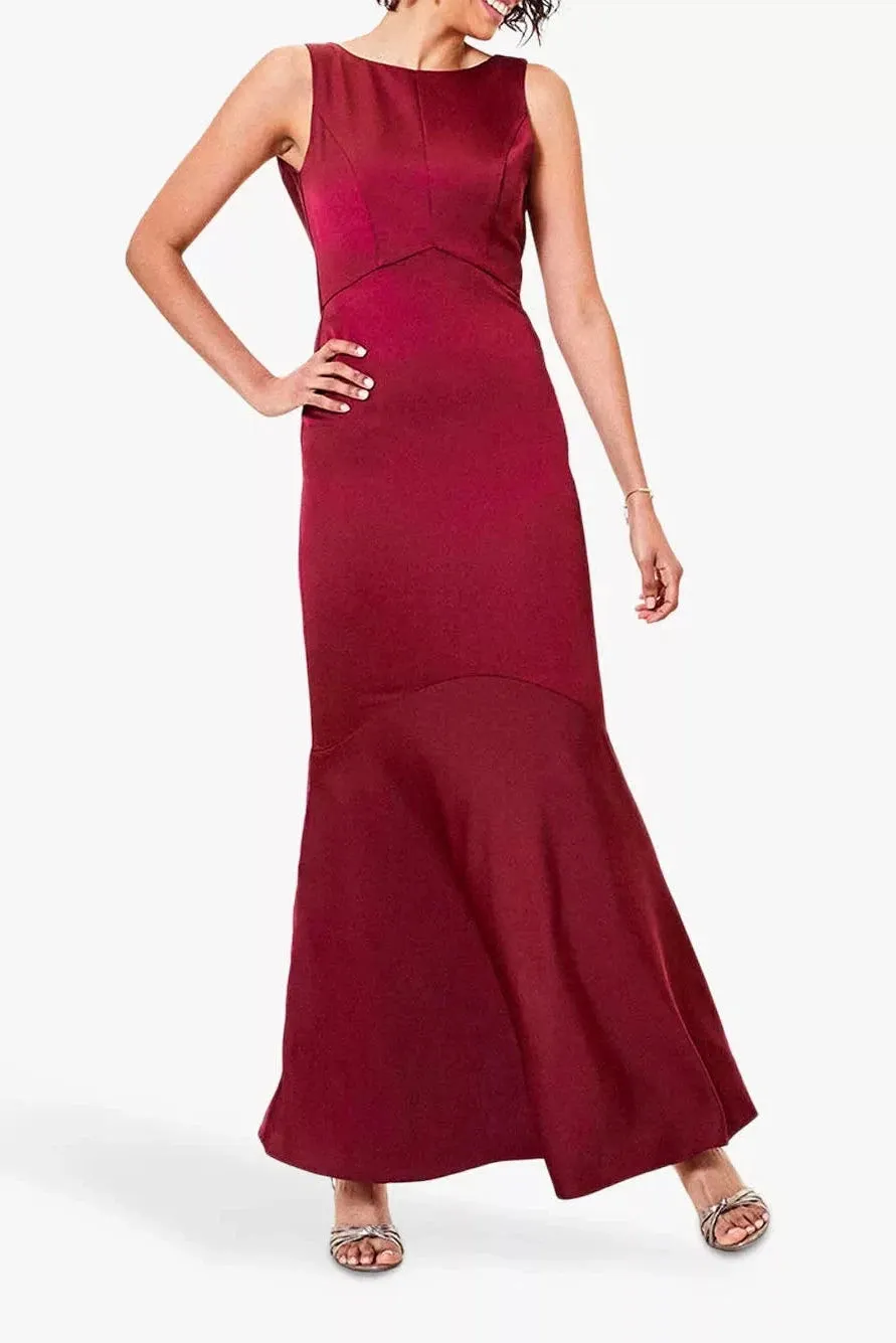 Satin Mermaid Maxi Dress