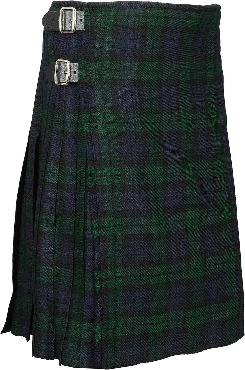 Scottish Black Watch Tartan Kilt FREE Flashes & Kilt Pin