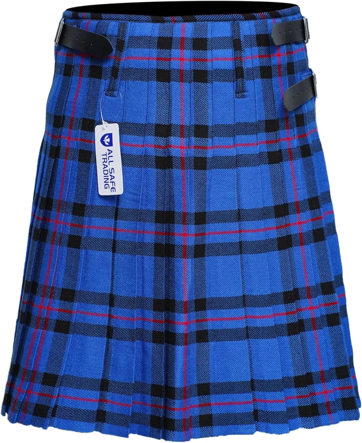 Scottish Men's 8 Yard Tartan Kilt, Highland Wedding Kilt