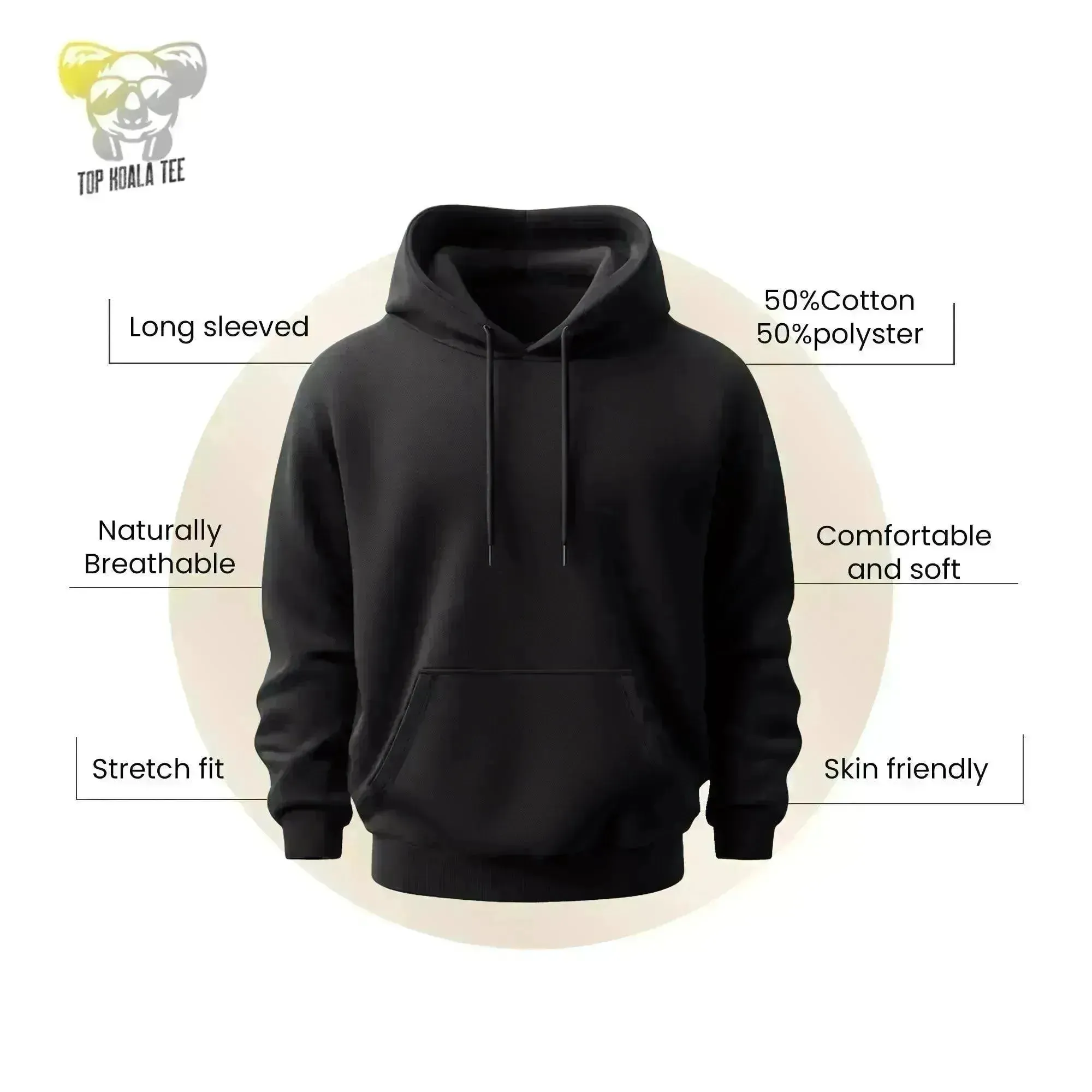 Scrappy Doo Hoodie DTG Printed Blended Cotton Premium Pullover