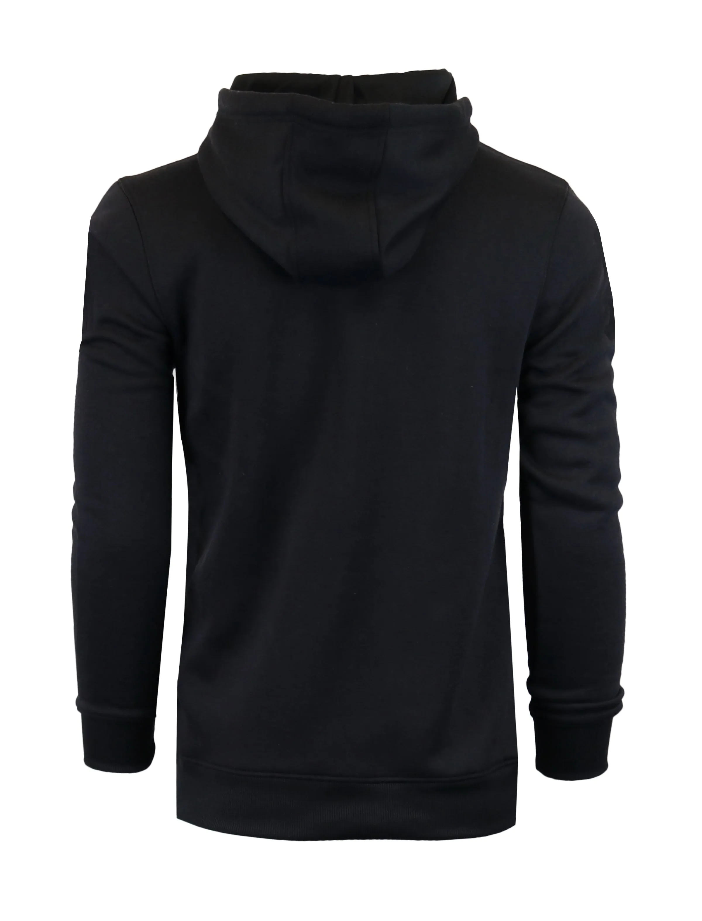 SCREENSHOT CARTOON FLEECE HOODIE-H11068 (BLACK)