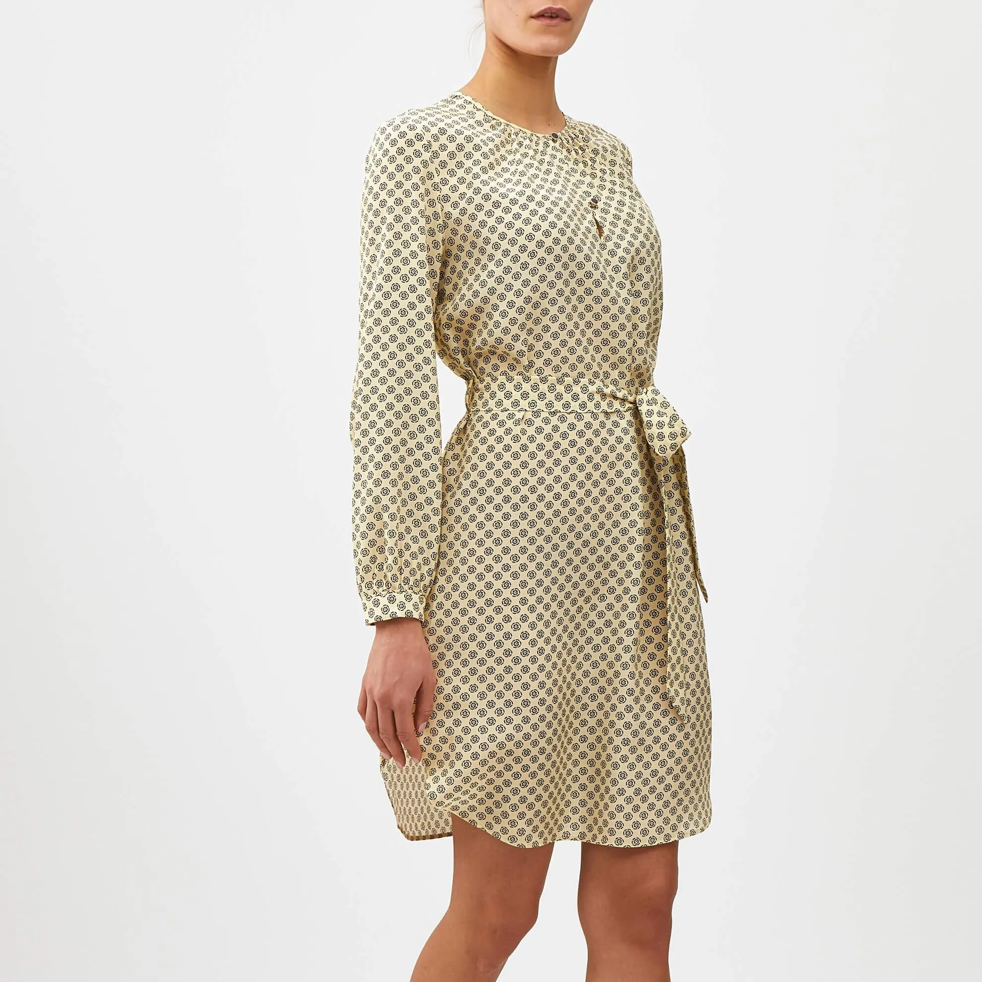 Silk Champagne Dress
