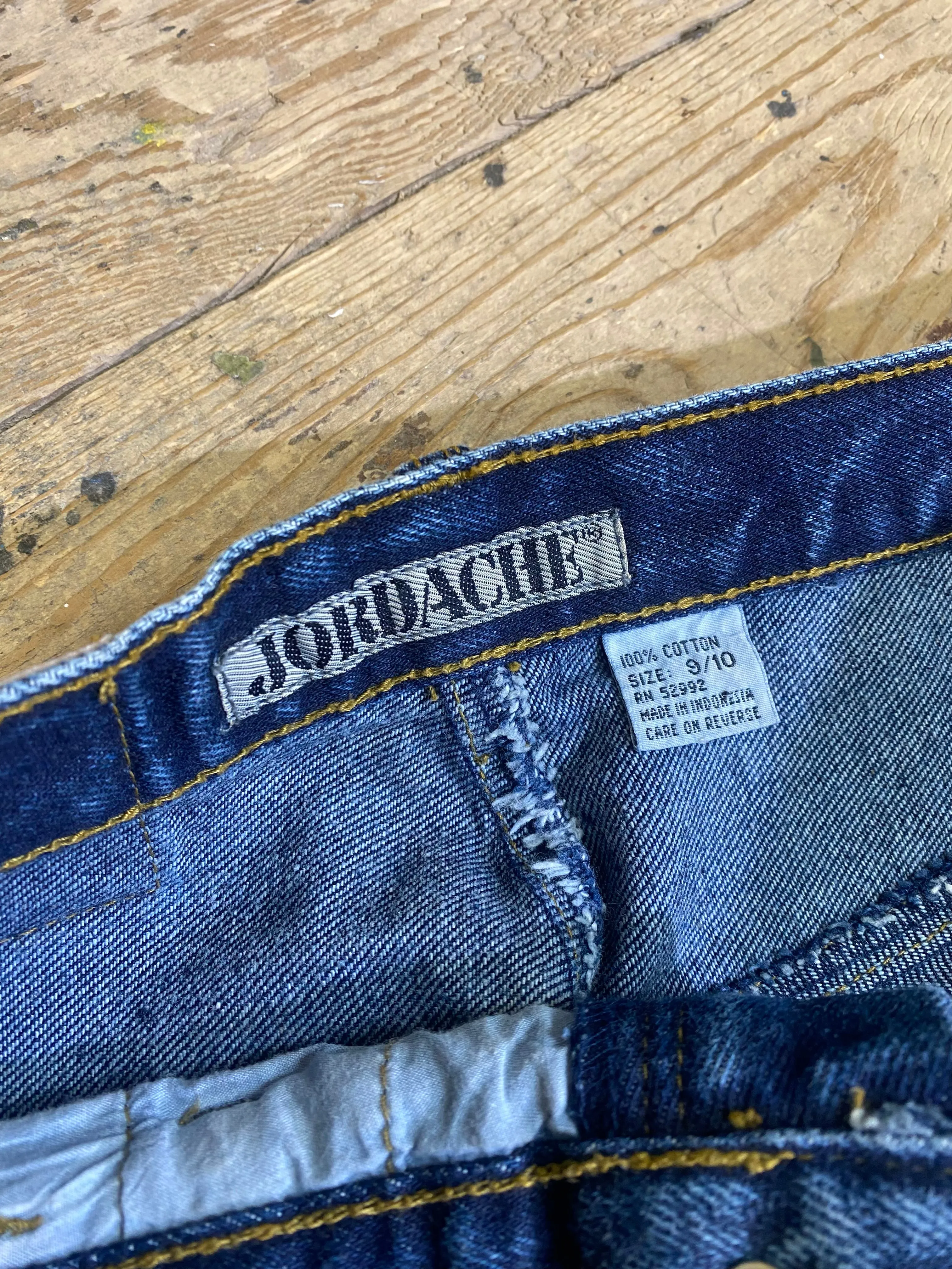Vintage Acid Wash Denim Skirt by JORDACHE Basics