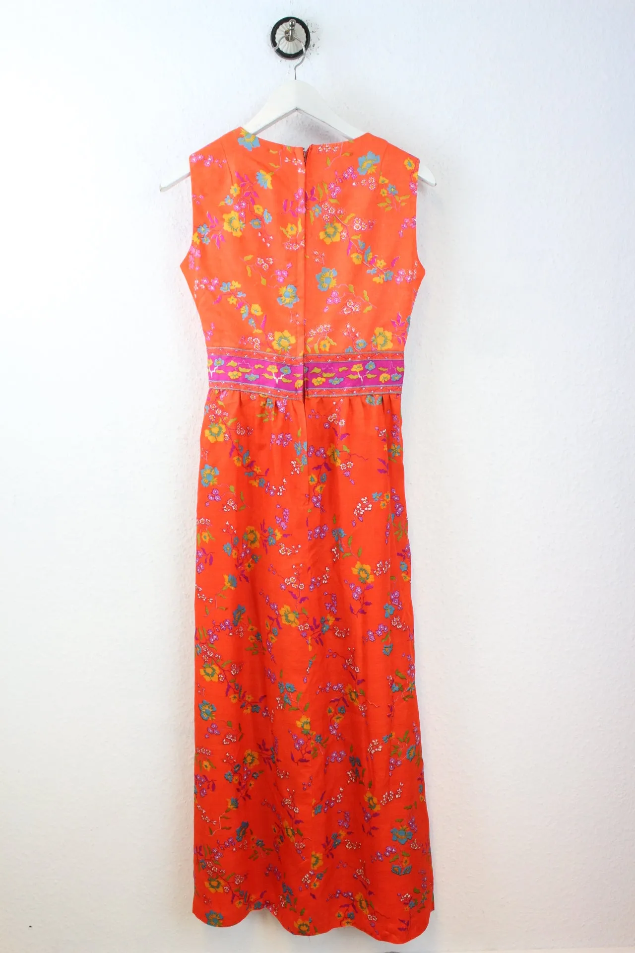 Vintage  Orange Summer Dress (S)
