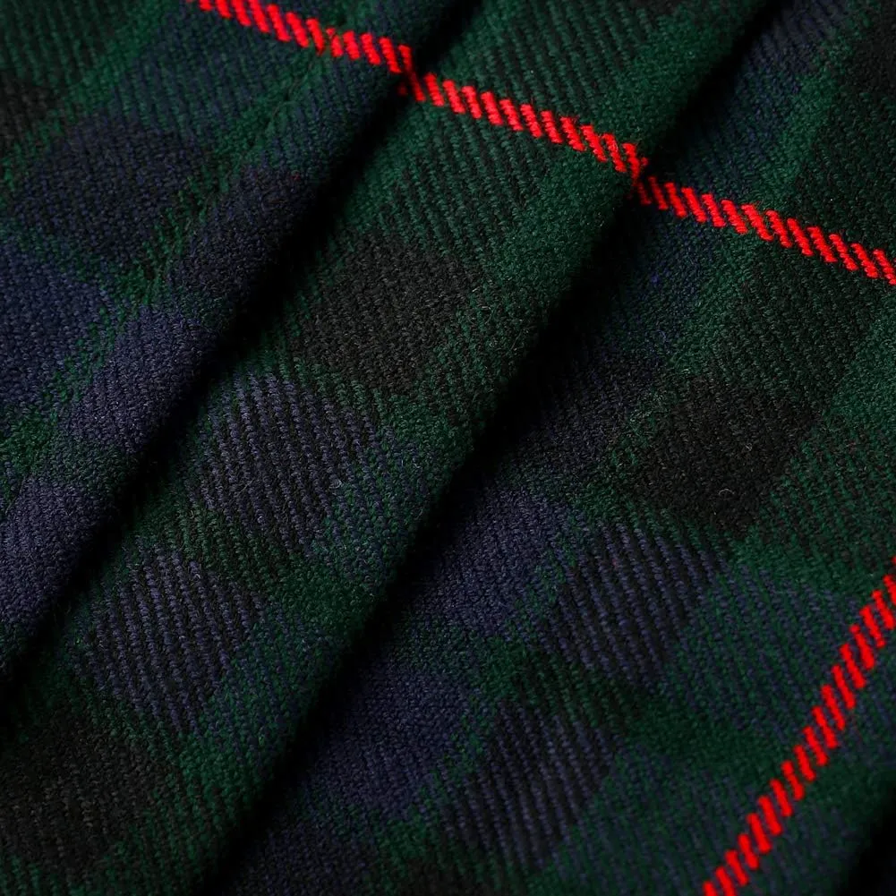 Womens 16.5 Inch Plaid Mini Kilt Billie Skirt Leather Buckled Straps
